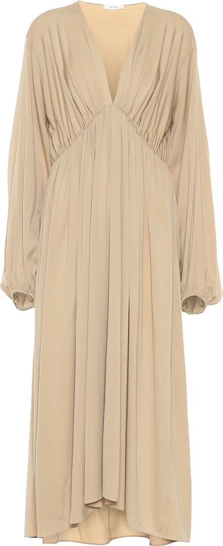 THE ROW Sasha stretch silk crêpe dress