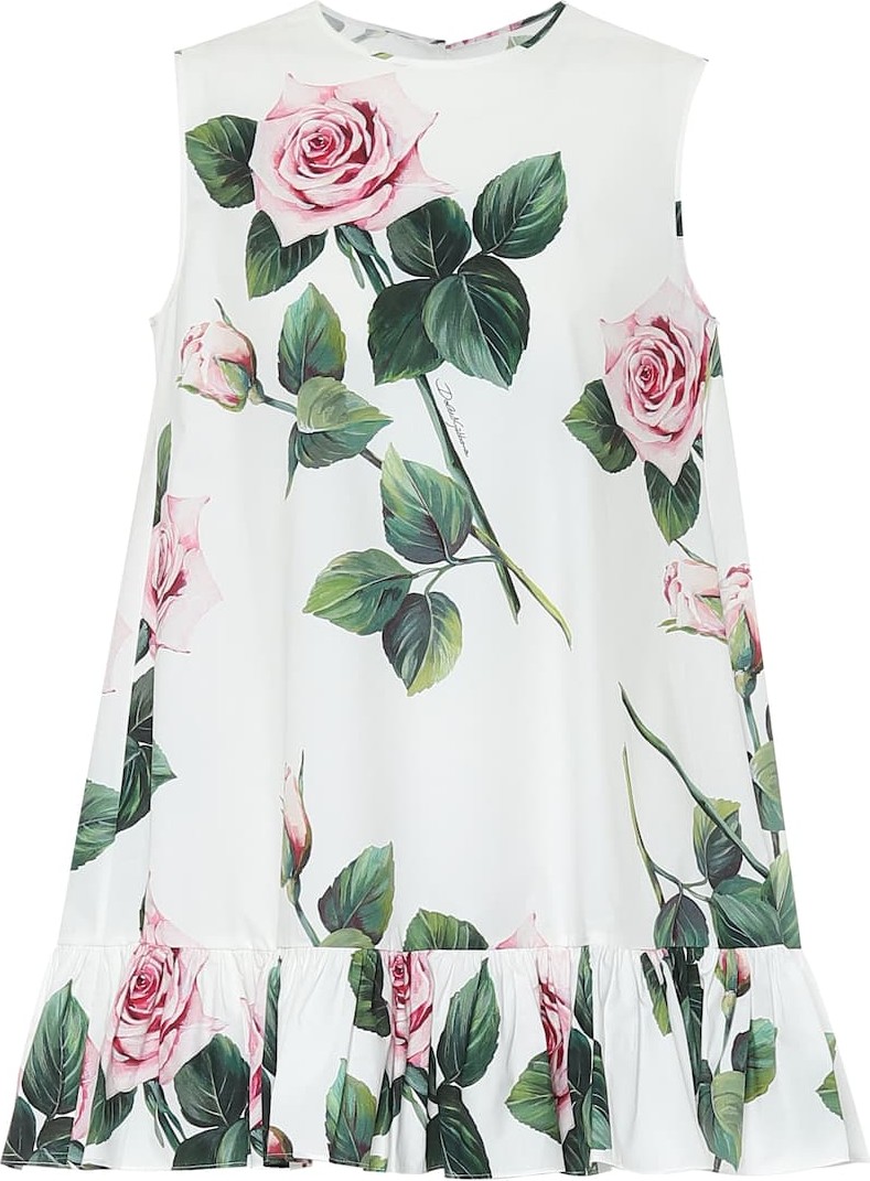 Dolce & Gabbana Floral cotton dress