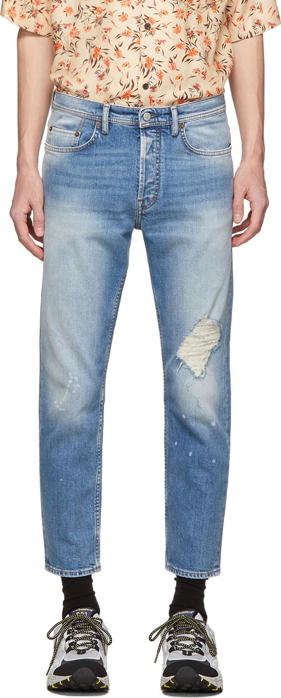 Acne Studios Blue Blå Konst River Jeans