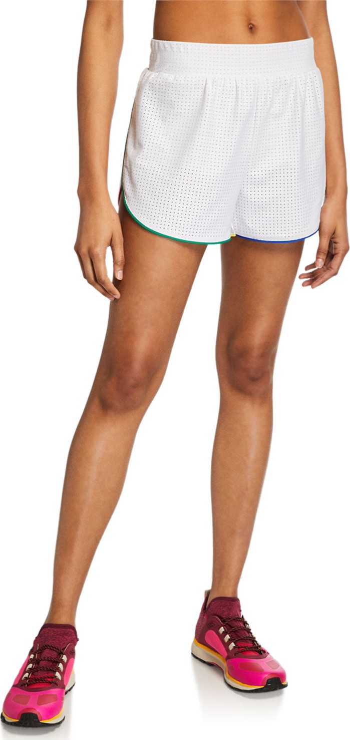 Terez Pinhole Mesh Active Shorts