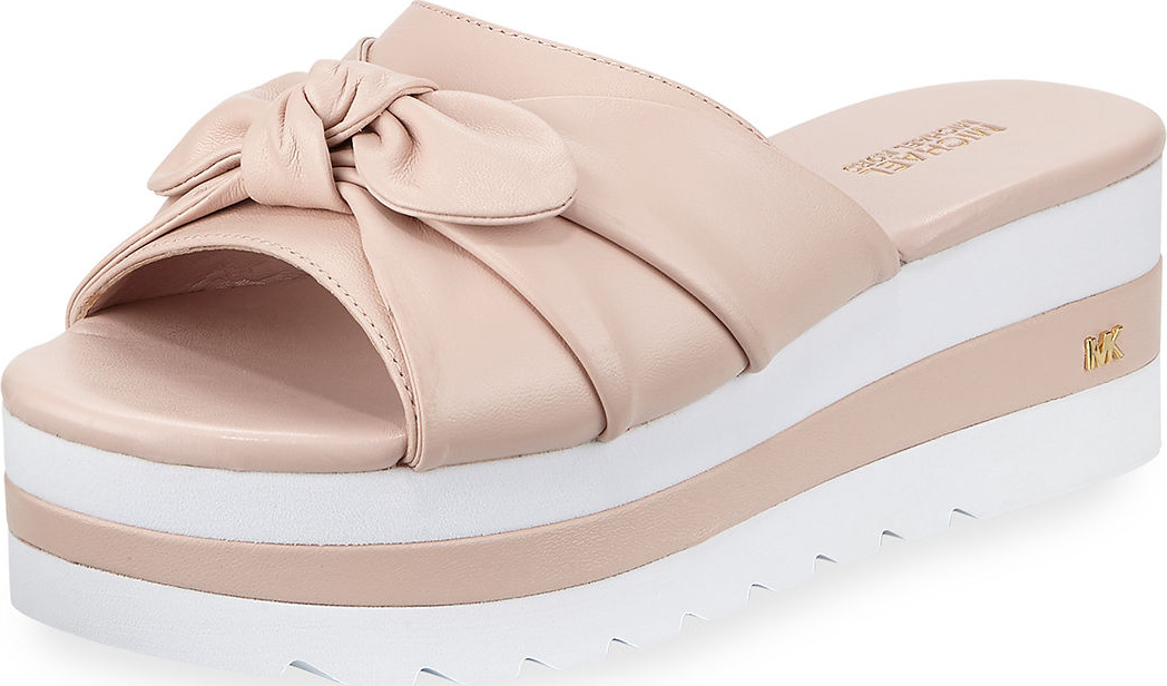 MICHAEL MICHAEL KORS Pippa Platform Slide Sandal with Bow
