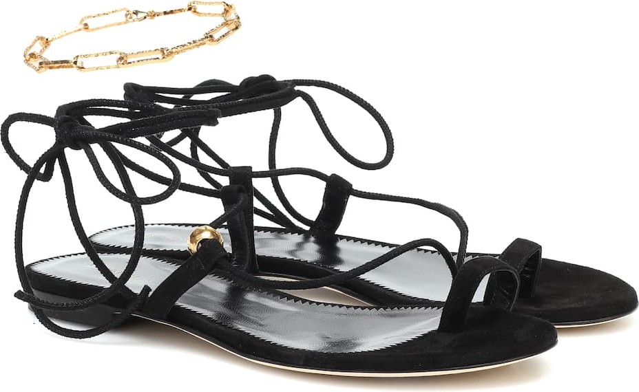 Alighieri Exclusive to Mytheresa – The Stella embellished suede sandals