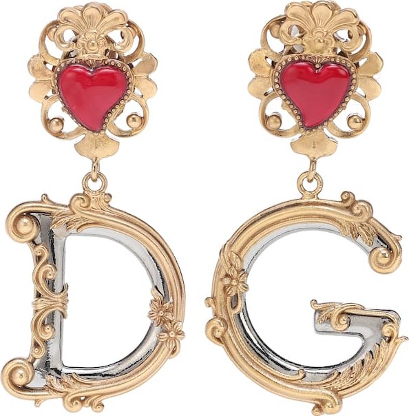 Dolce & Gabbana Clip-on drop earrings
