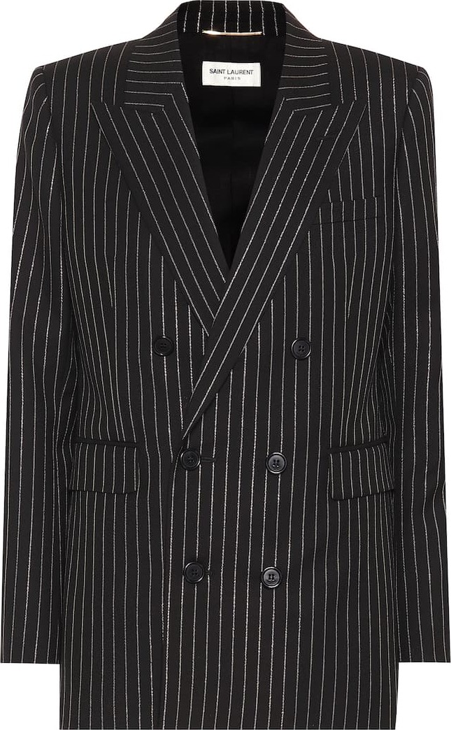 Saint Laurent Striped wool blazer