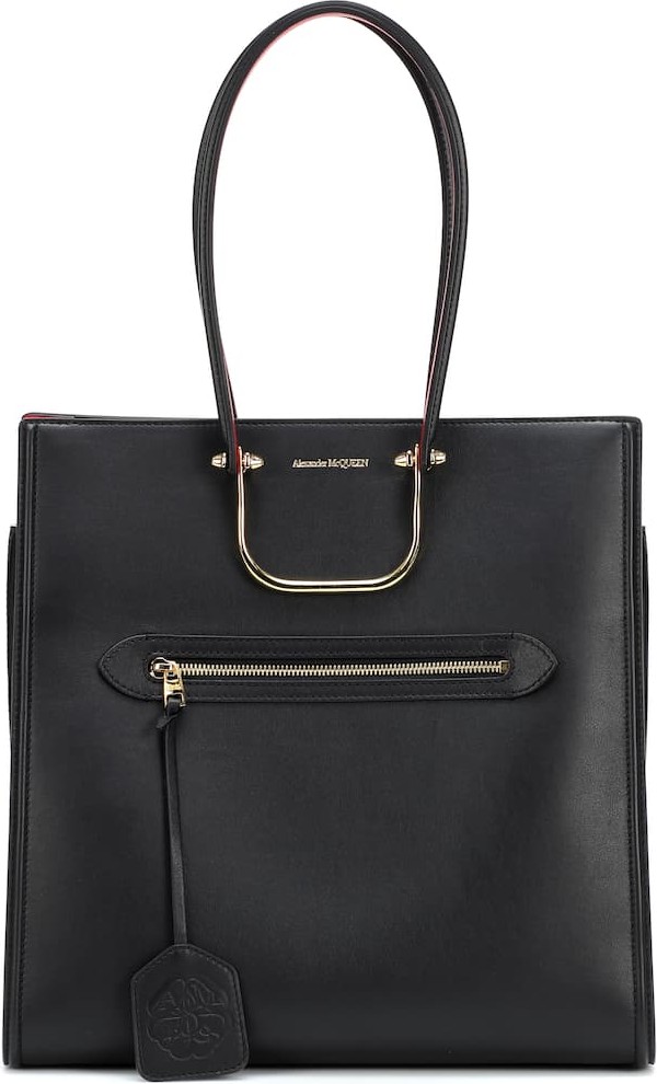 Alexander McQueen The Tall Story leather shoulder bag