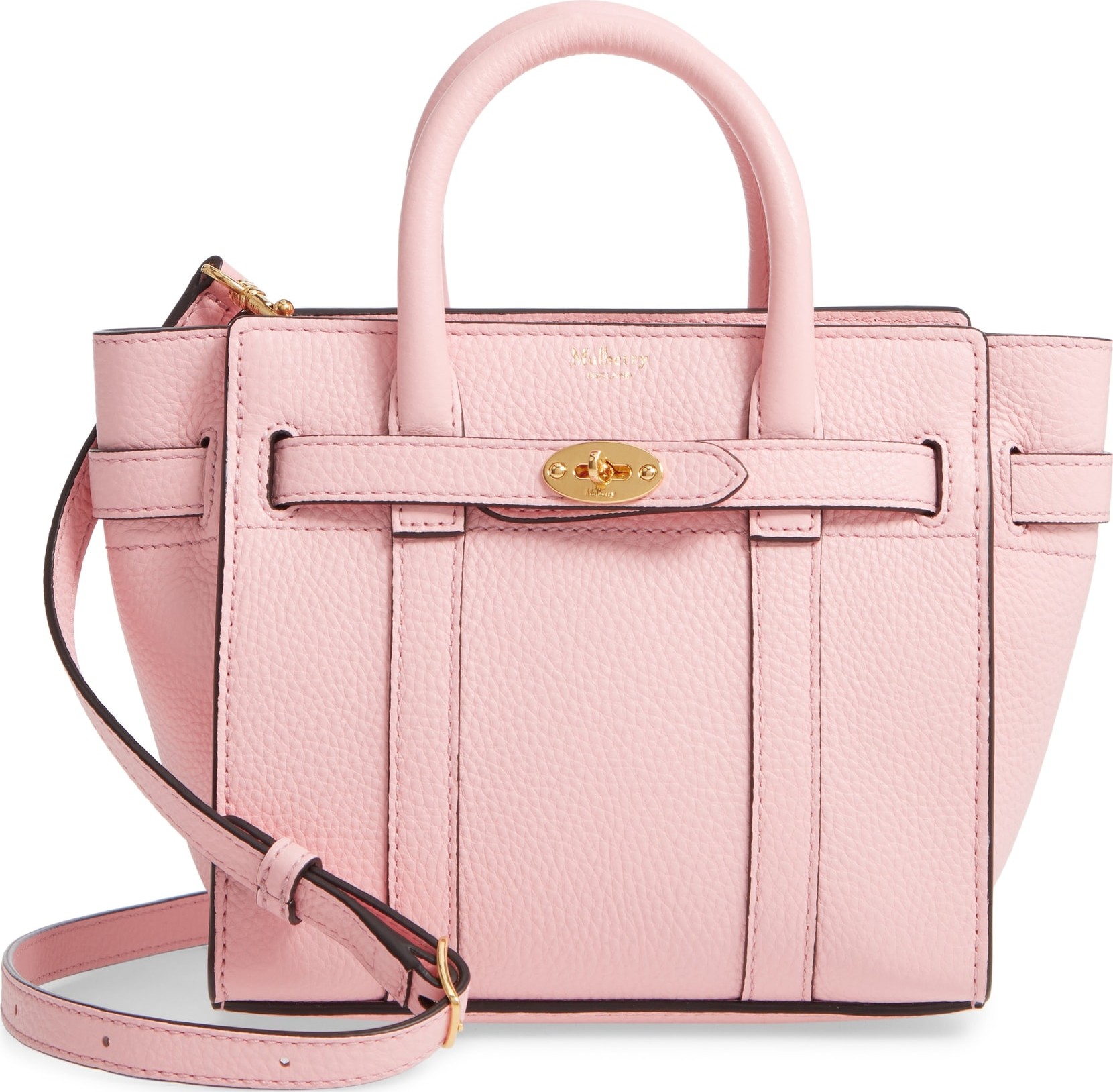 Mulberry Micro Bayswater Leather Satchel