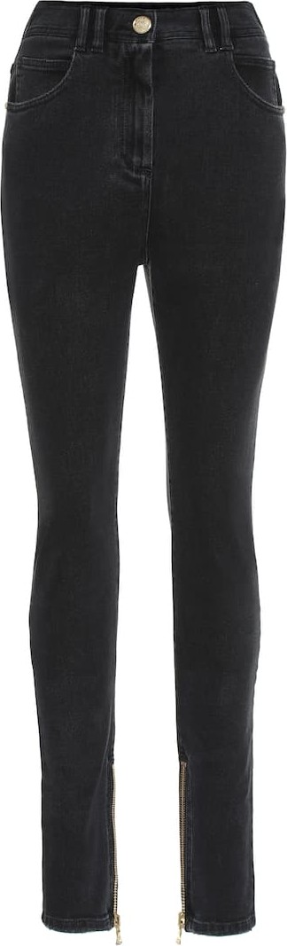 Balmain High-rise skinny jeans