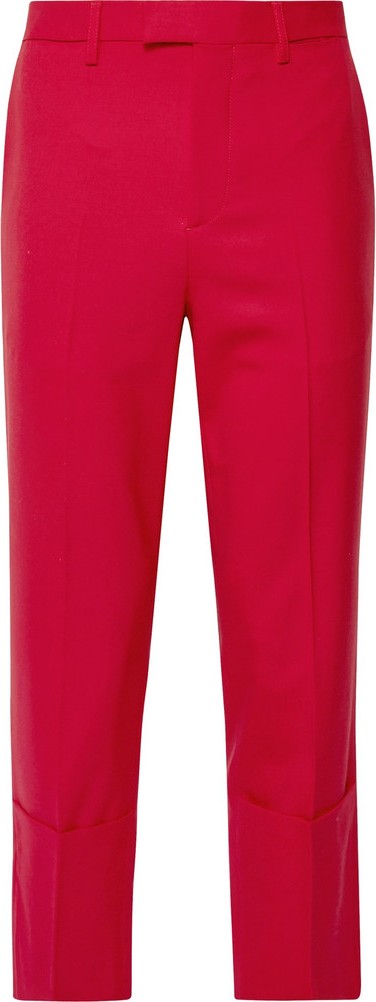 Raf Simons Cropped Virgin Wool-Blend Trousers