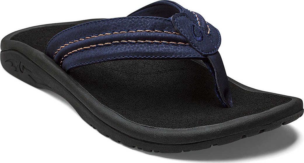 Olukai Men's Hokua Faux-Leather Flip-Flop Sandals