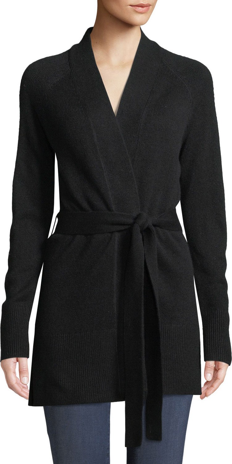 Theory Malinka Cashmere Open-Front Cardigan