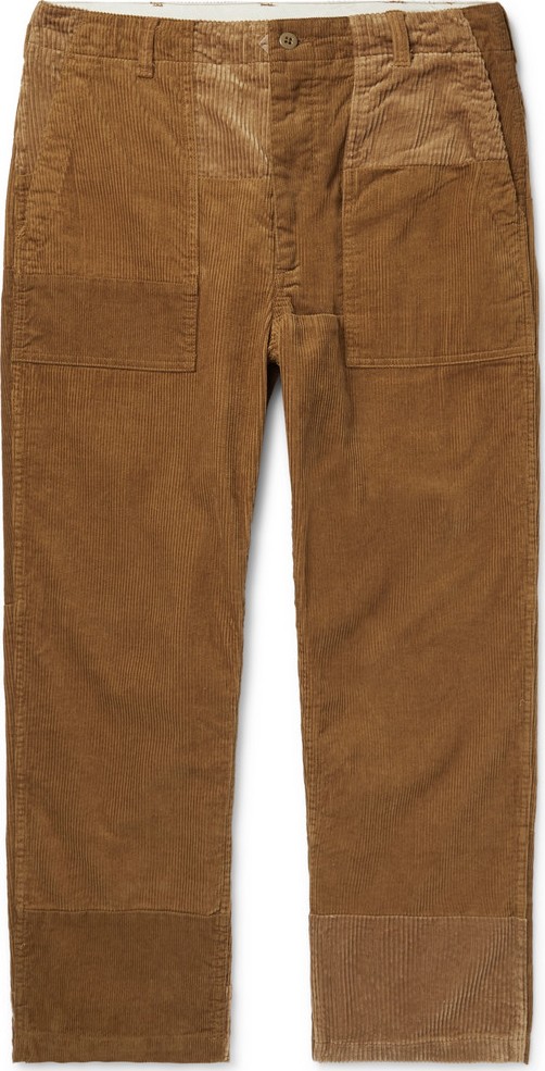 Engineered Garments Patchwork Cotton-Corduroy Trousers