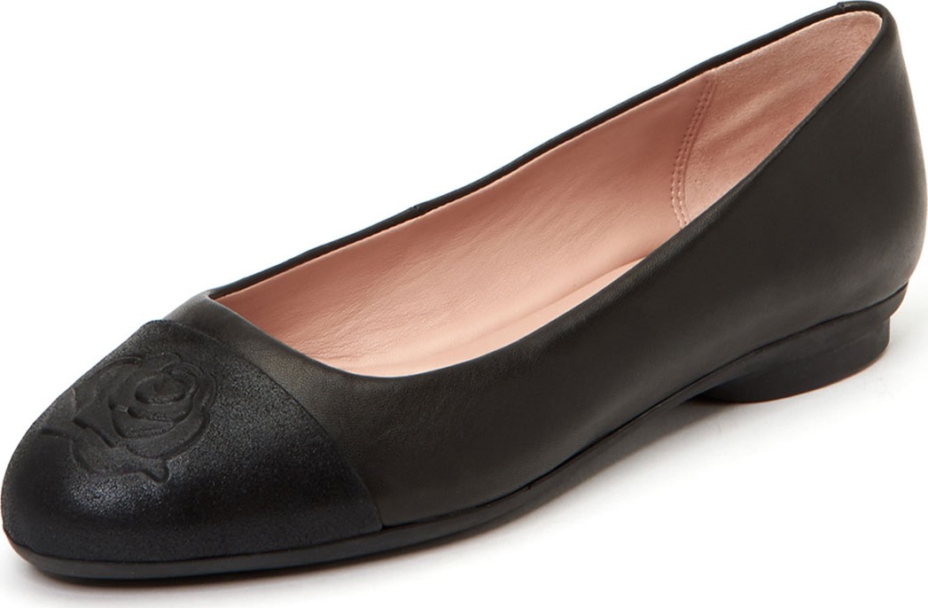 Taryn Rose Annabella Leather Ballet Flats