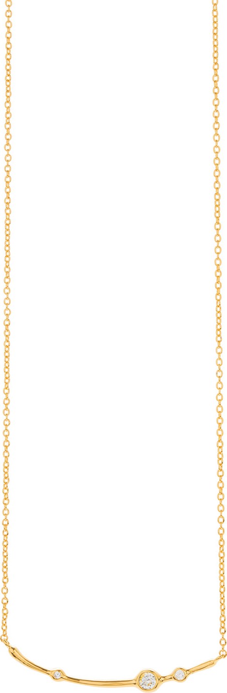 Gorjana Josslyn Curved Pendant Necklace