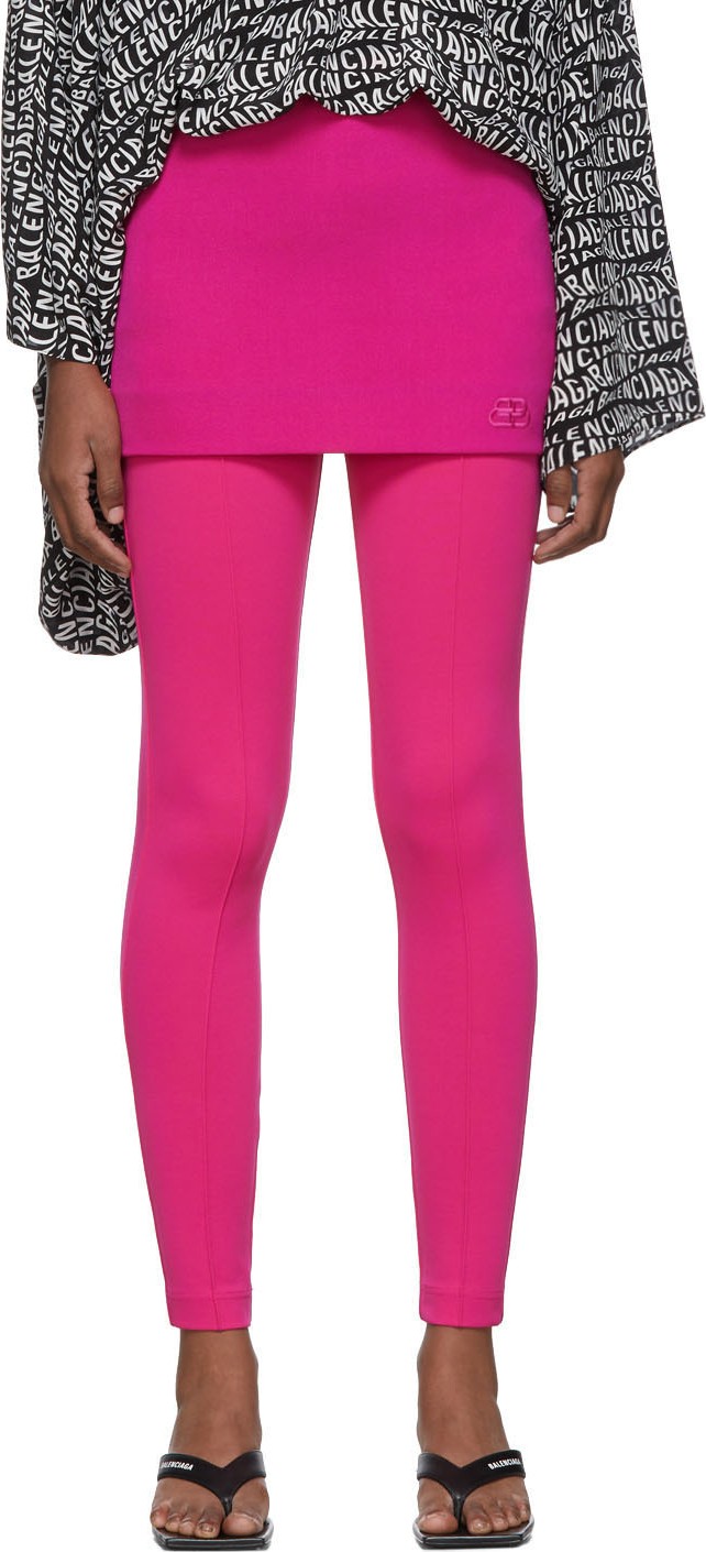 Balenciaga Pink Twill Miniskirt