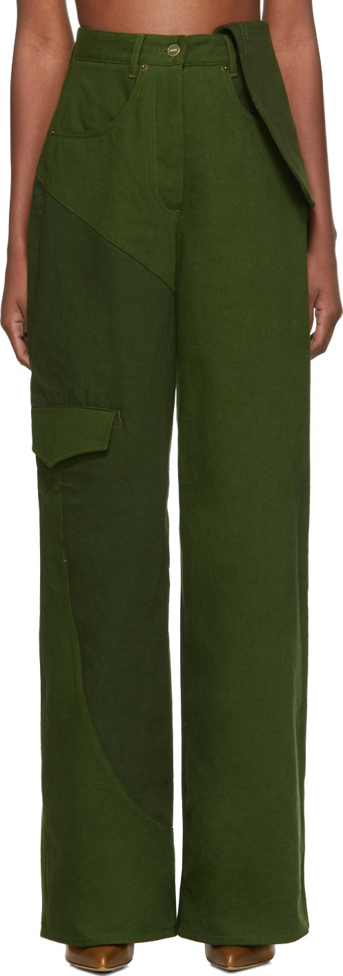 Jacquemus Green 'Le Jean De Nîmes' Jeans