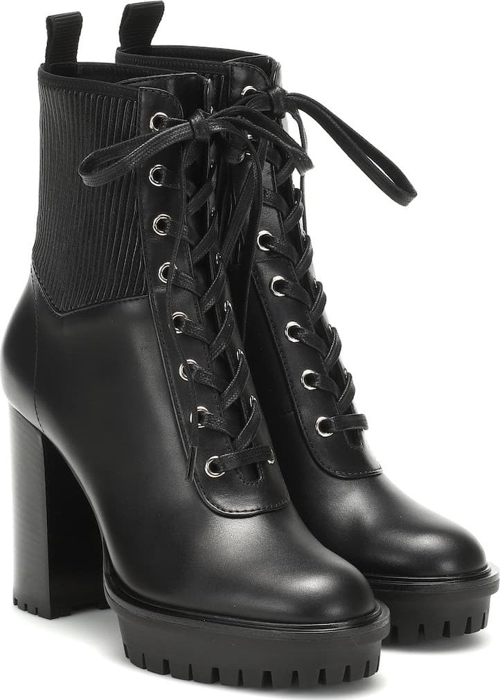 Gianvito Rossi Martis 70 leather ankle boots