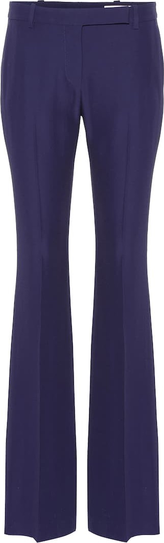 Alexander McQueen Mid-rise flared pants
