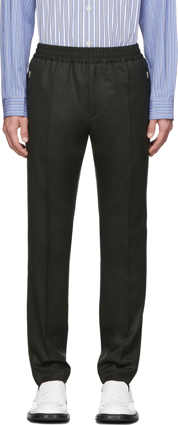 Stella McCartney Green Wool Piet Trousers