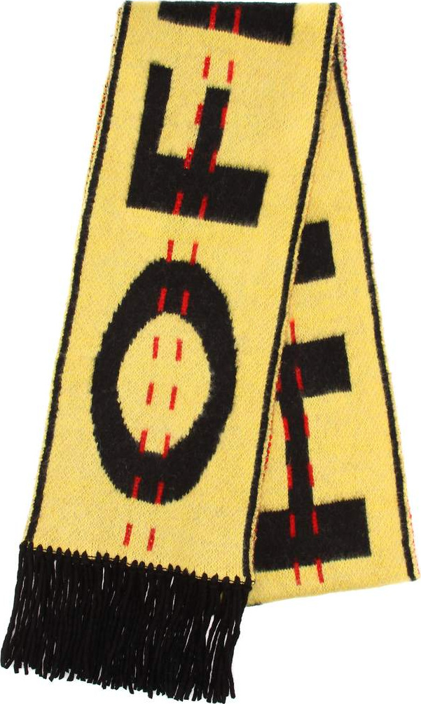 Off White Industrial wool-blend scarf