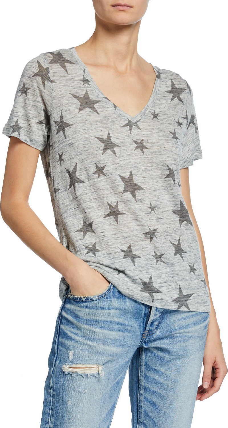 RAILS Cara Star V-Neck Short-Sleeve T-Shirt