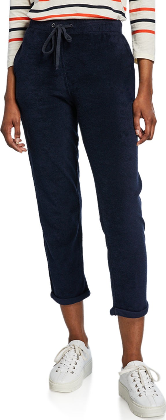 Majestic Cotton Terry Straight-Leg Pants