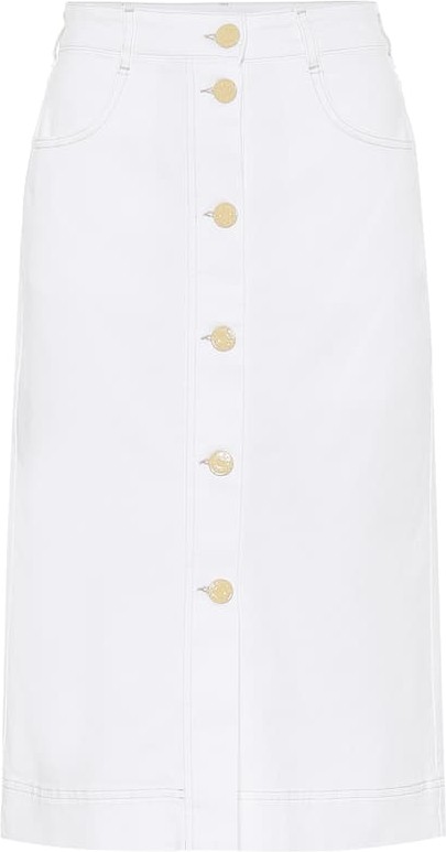 See By Chloé Denim midi skirt