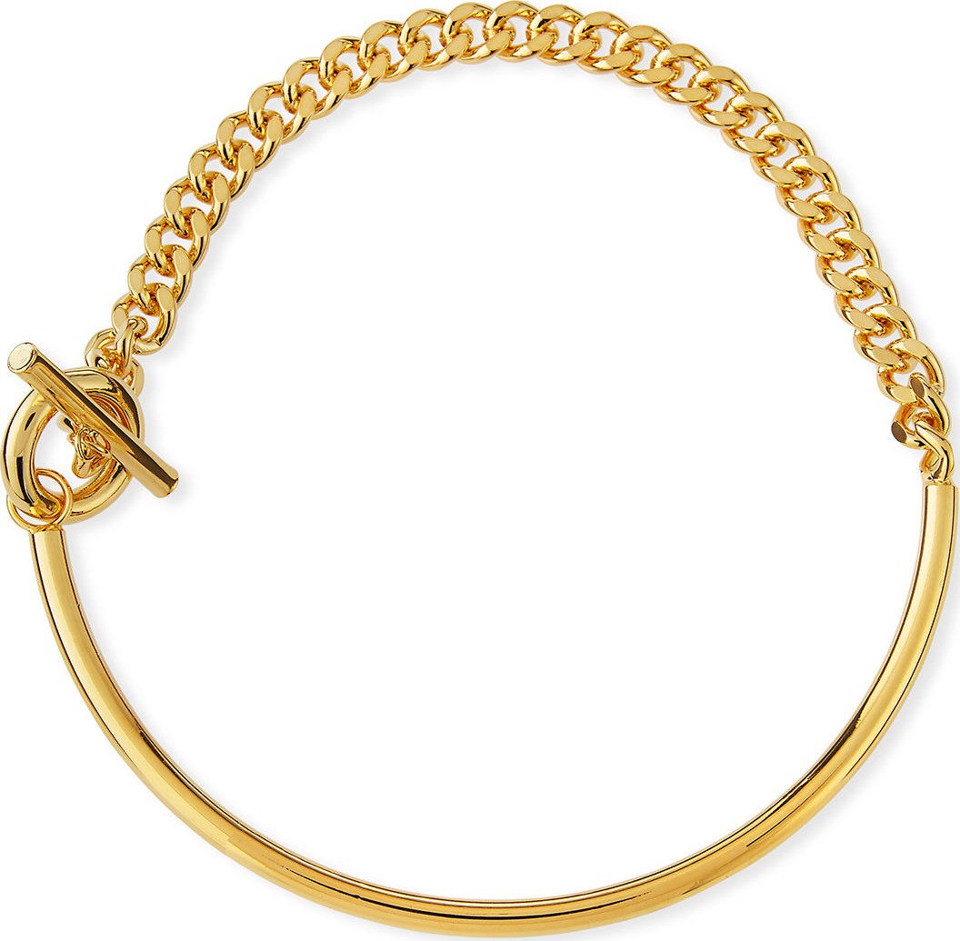 Fallon Curb Chain Toggle Collar