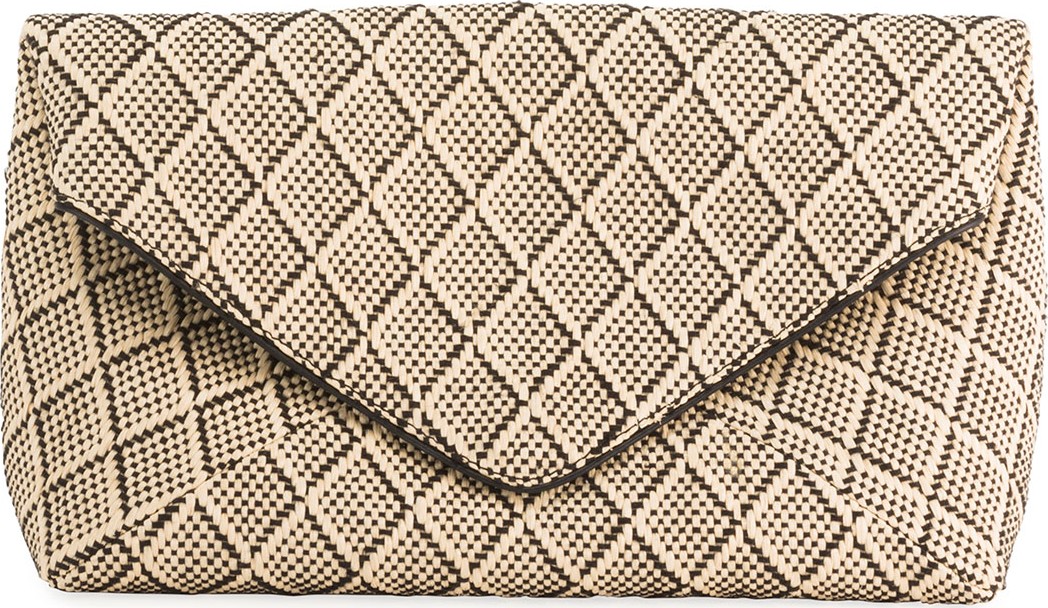 Dries Van Noten Patterned Envelope Clutch Bag