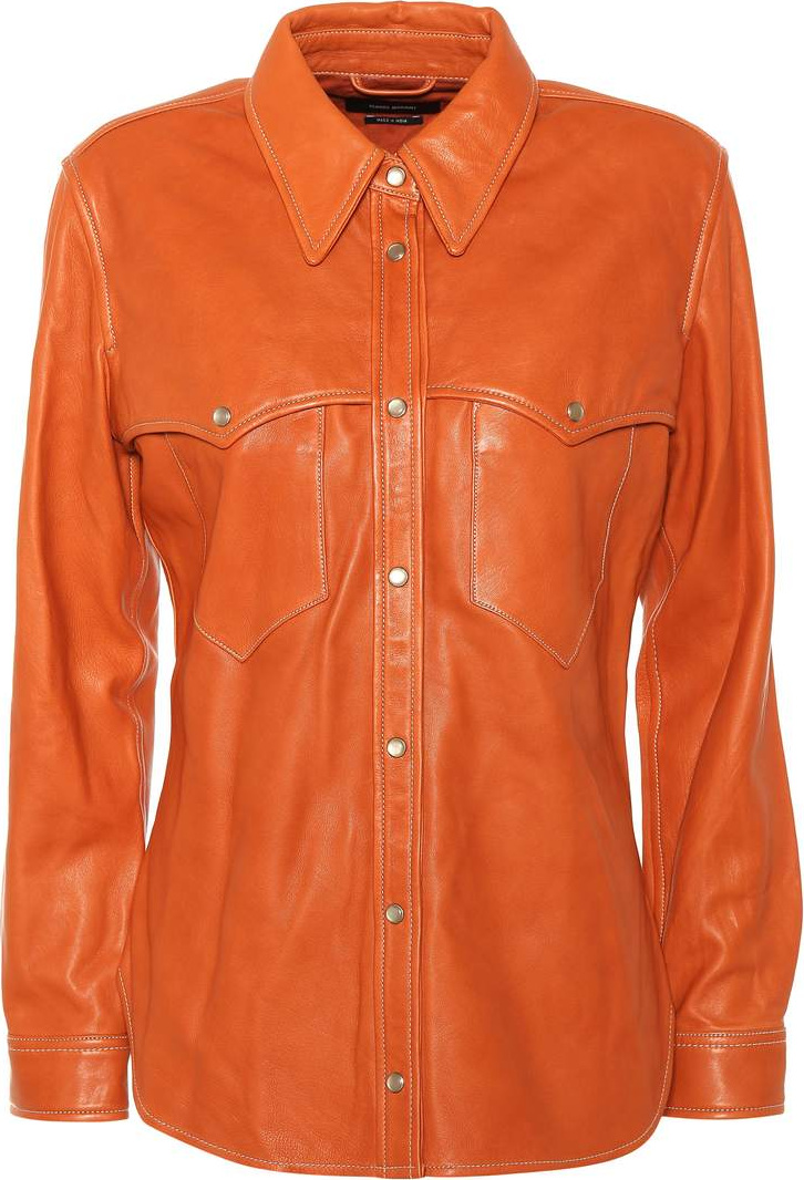 Isabel Marant Nile leather shirt