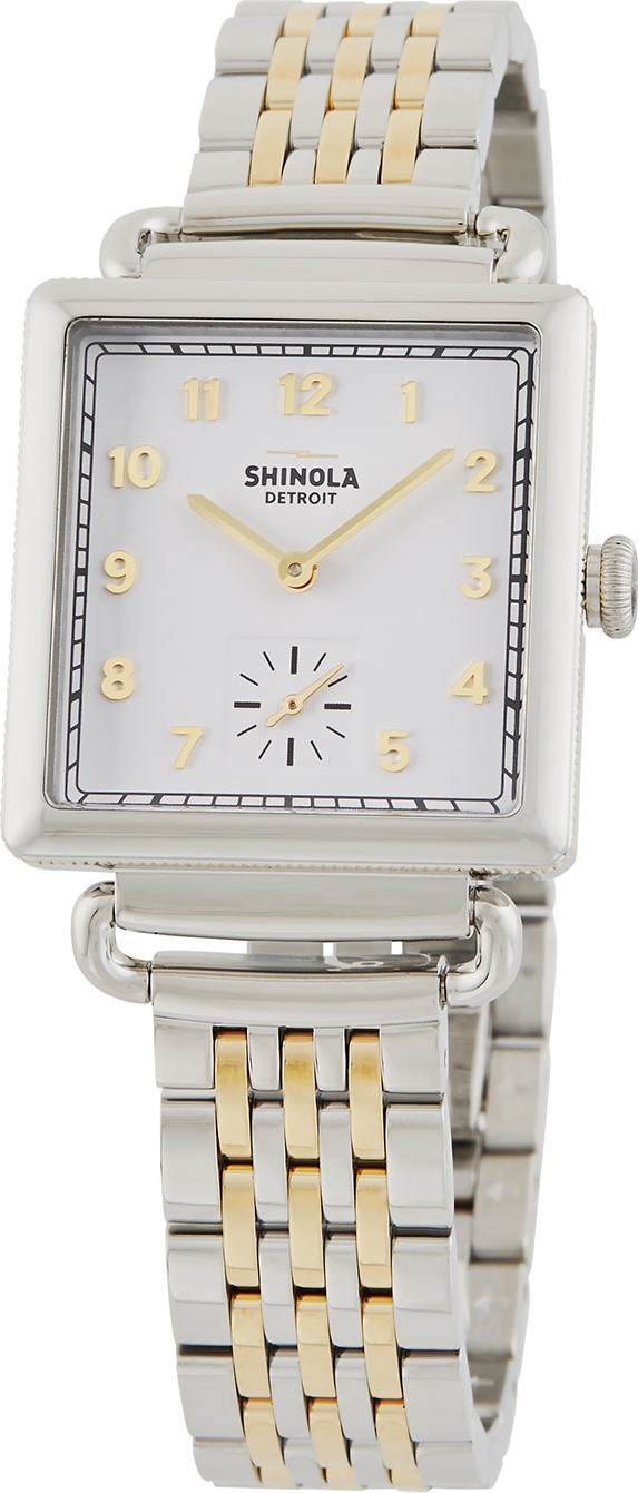 Shinola The Cass 28mm Two-Tone Bracelet Watch