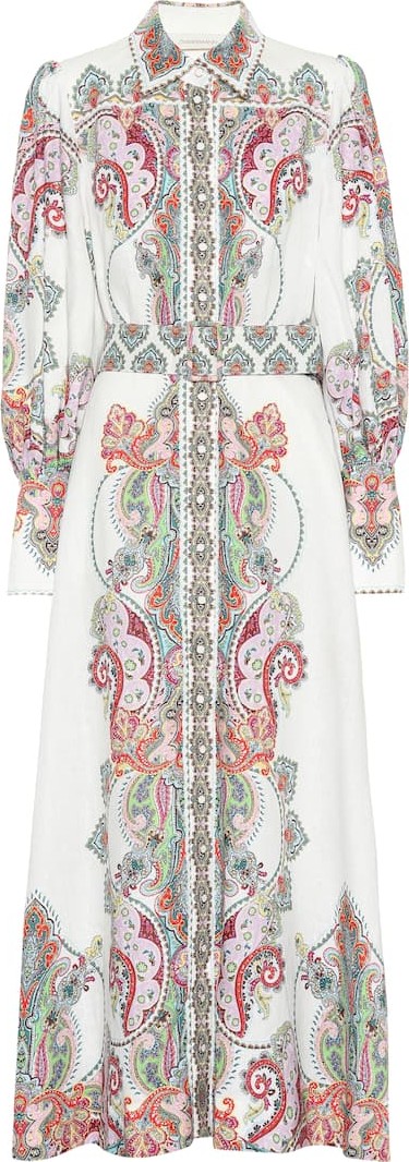 Zimmermann Ninety-Six Filigree linen dress