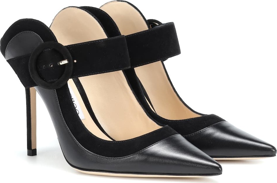 Jimmy Choo Hendrix 100 leather mules