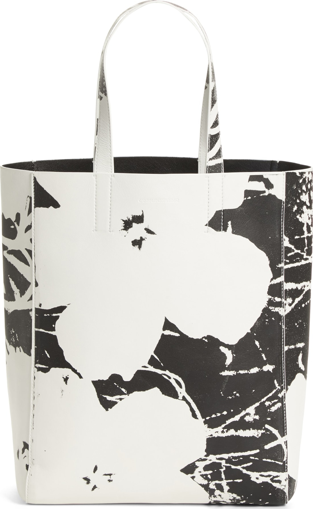 Calvin Klein 205W39NYC x Andy Warhol Foundation Flowers Leather Tote