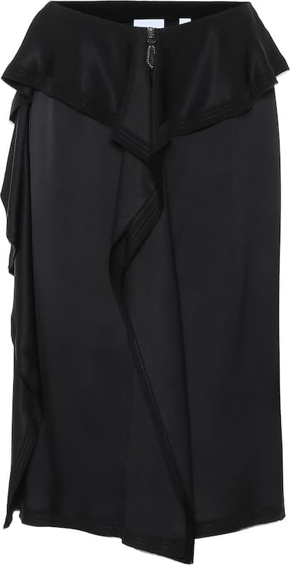 Burberry London England Silk midi skirt