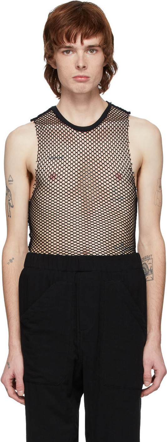 Ann Demeulemeester Black Baufra Tank Top