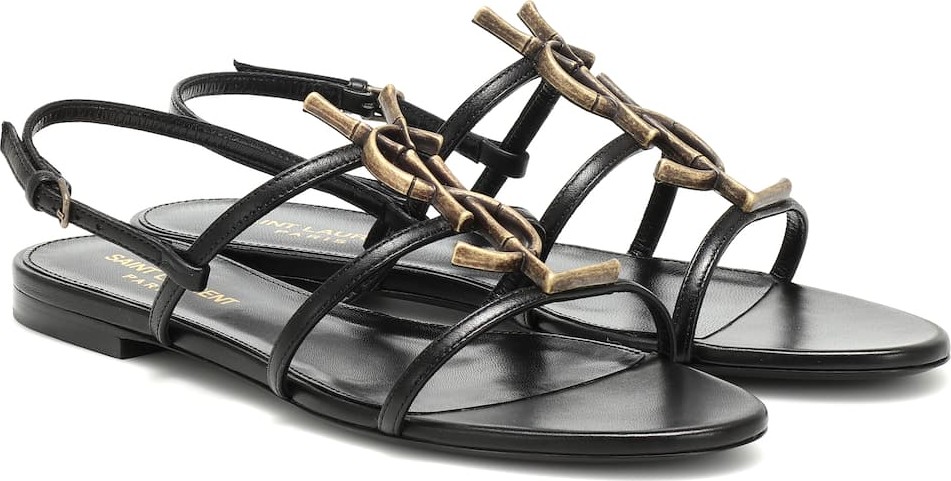 Saint Laurent Cassandra 05 leather sandals