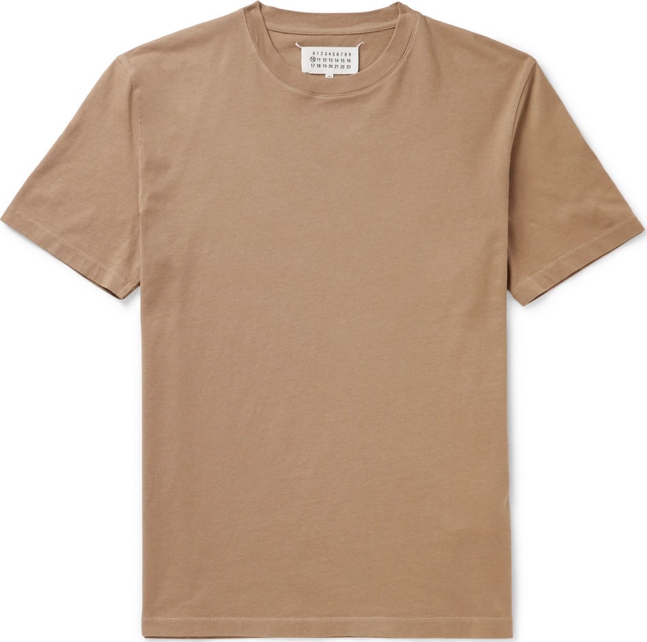 Maison Margiela Garment-Dyed Cotton-Jersey T-Shirt