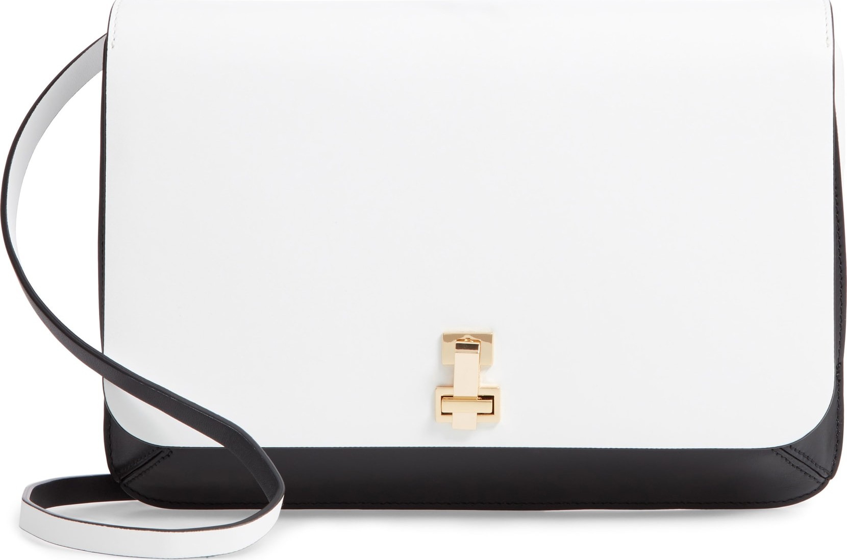 The Volon EZ Colorblocked Leather Shoulder Bag