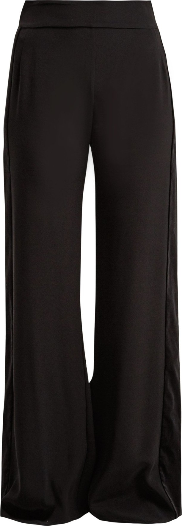 Zeus + Dione Alcyone side-striped crepe trousers