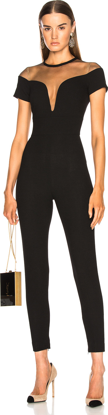 La Perla Crepe Wool Jumpsuit