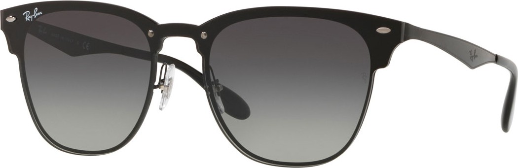Ray Ban Blaze Clubmaster Lens-Over-Frame Sunglasses