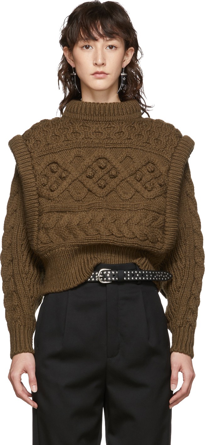 Isabel Marant Brown Milane Sweater