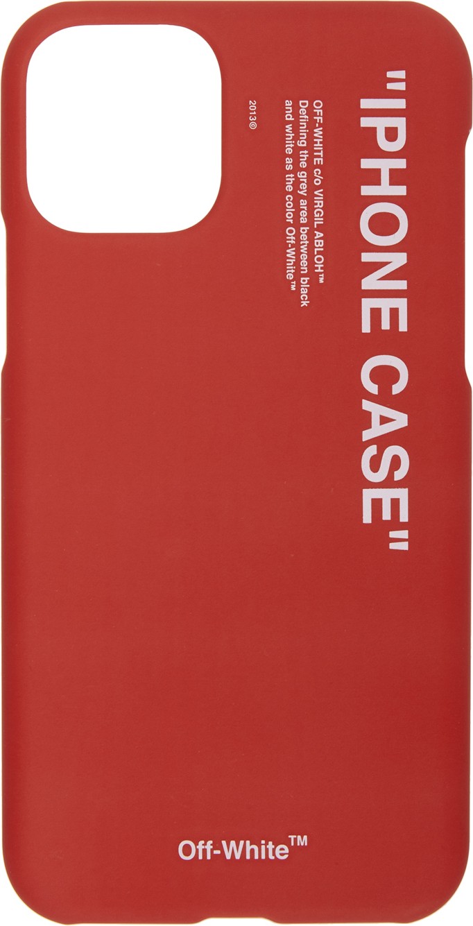 Off White Red Quote iPhone 11 Case