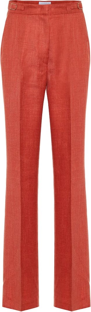 Gabriela Hearst Vesta high-rise wool-blend pants