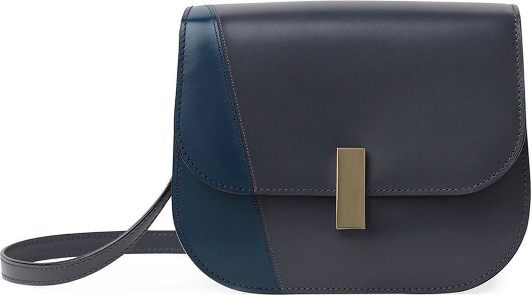 Valextra Iside Colorblock Leather Crossbody Bag