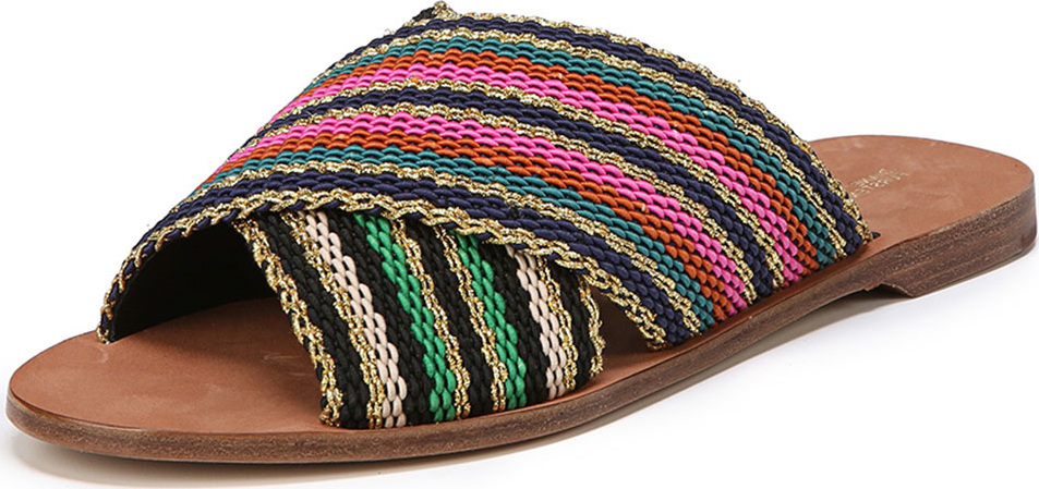 DIANE von FURSTENBERG Cindi Crisscross Flat Sandal