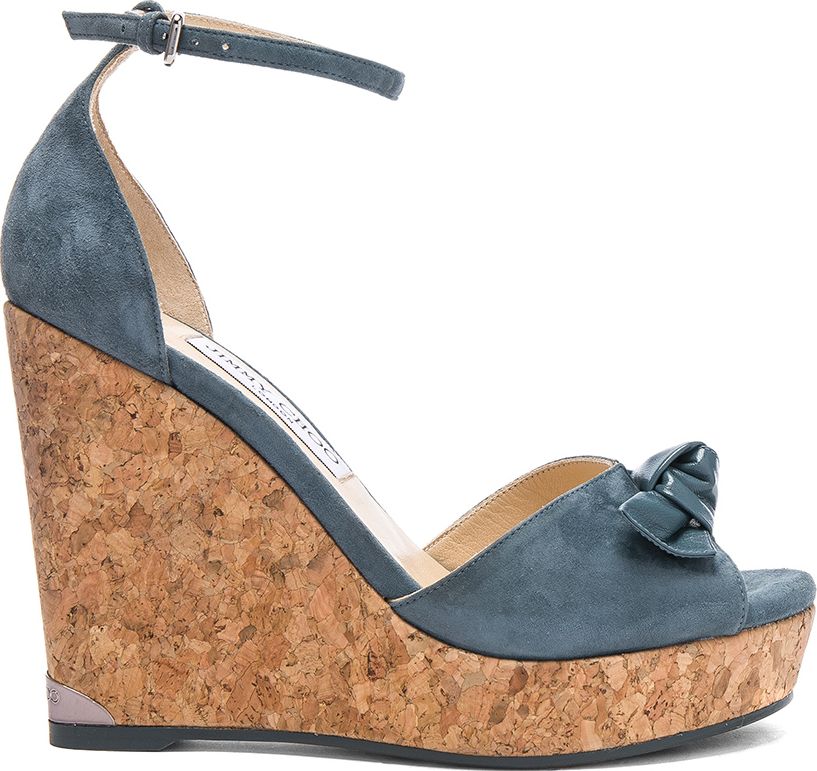 Jimmy Choo Dessie 120 Suede Espadrilles