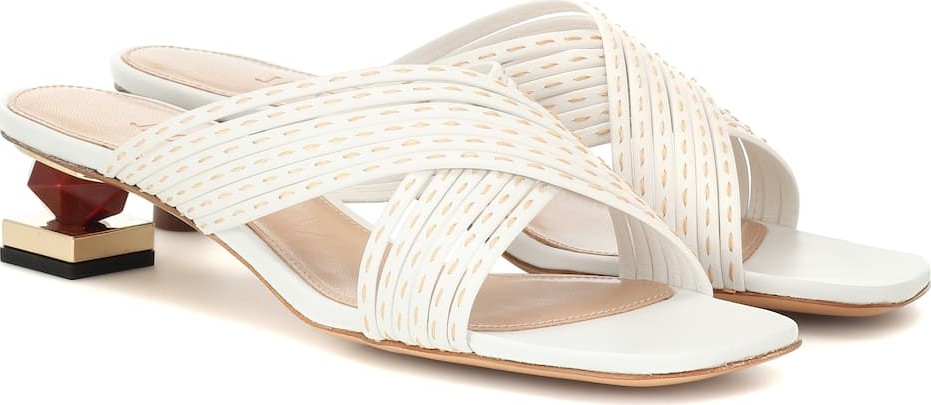 Jacquemus Castana leather sandals