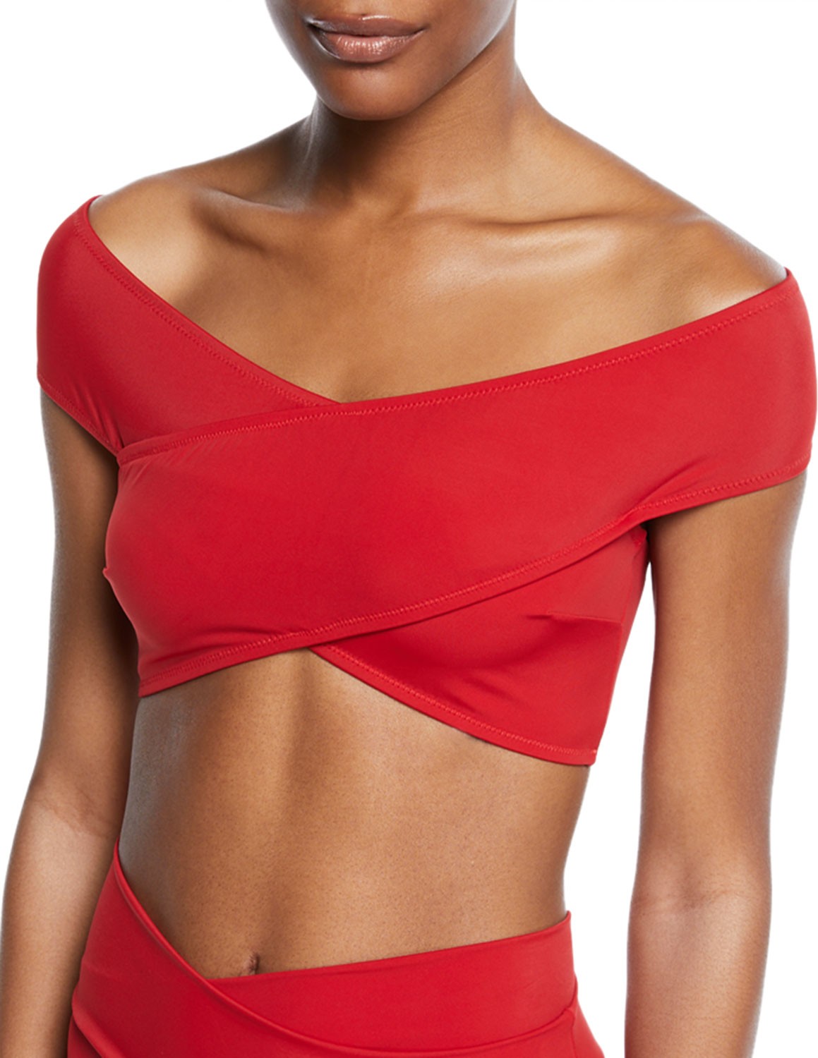 OYE Swimwear Lucette Off-The-Shoulder Bikini Top