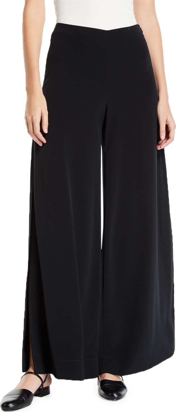 Co Wide-Leg Side-Slit Trousers